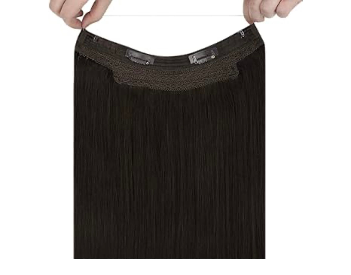 The Sylvia- Dark solid brown hair