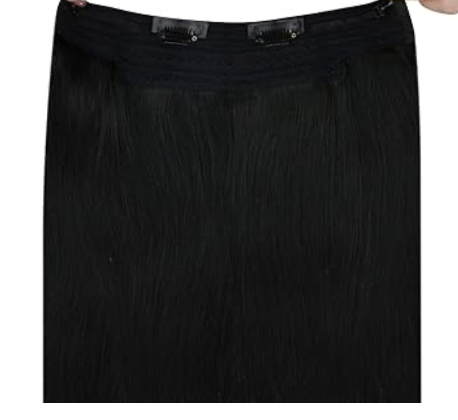 Black Halo Clip In Hair Extension