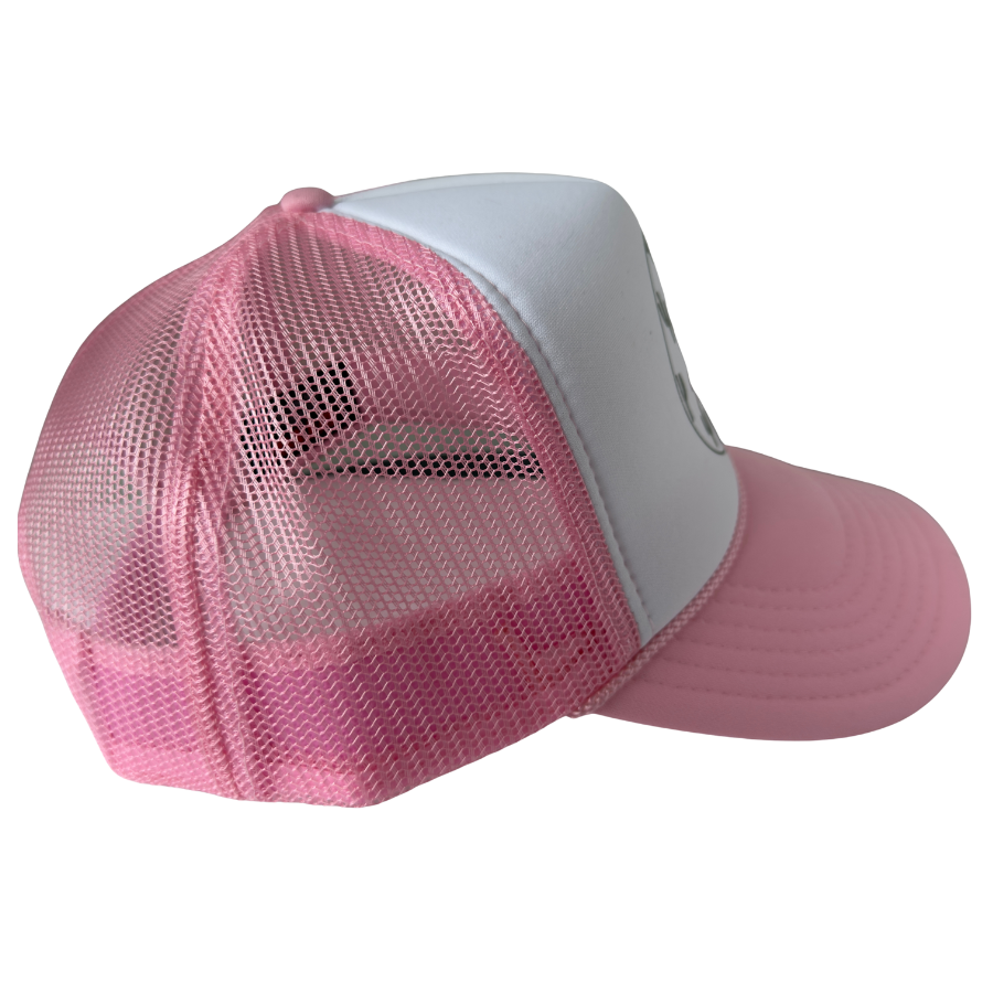 Desert Dreamin Pink Trucker Hat Side