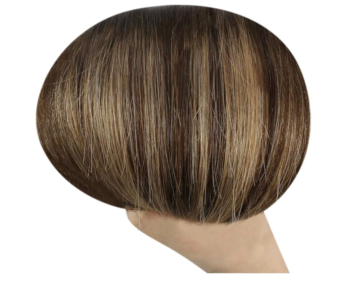 The Florence- Dark Brown Root Fading To Caramel/ Blonde Highlights