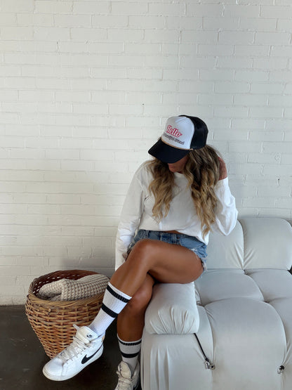 Styling Black Trucker Hat