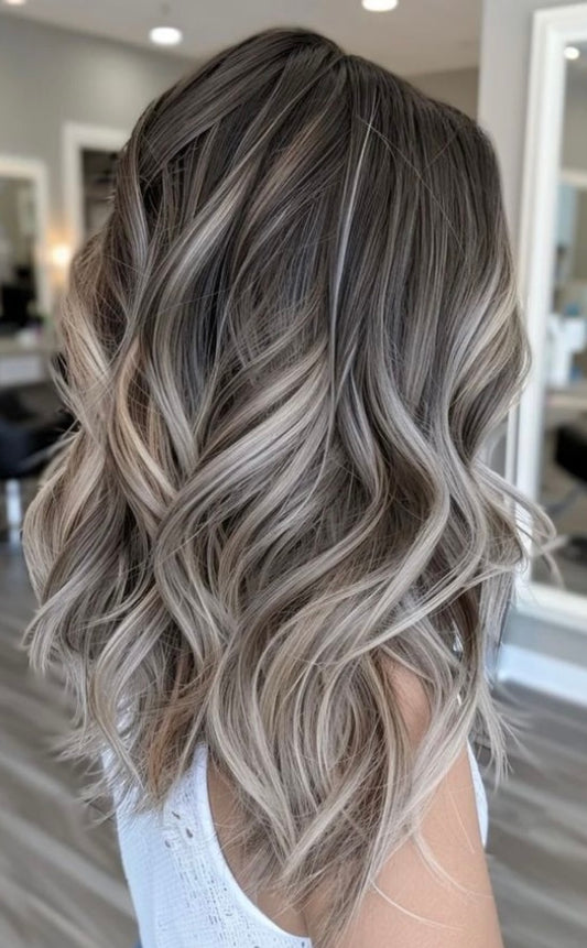 The Luxy- Light brown root melted to light Blonde Highlights