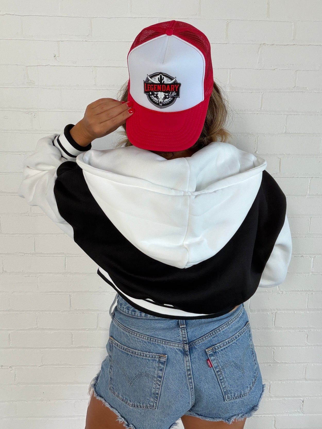 "Legendary Life" Red Trucker Hat