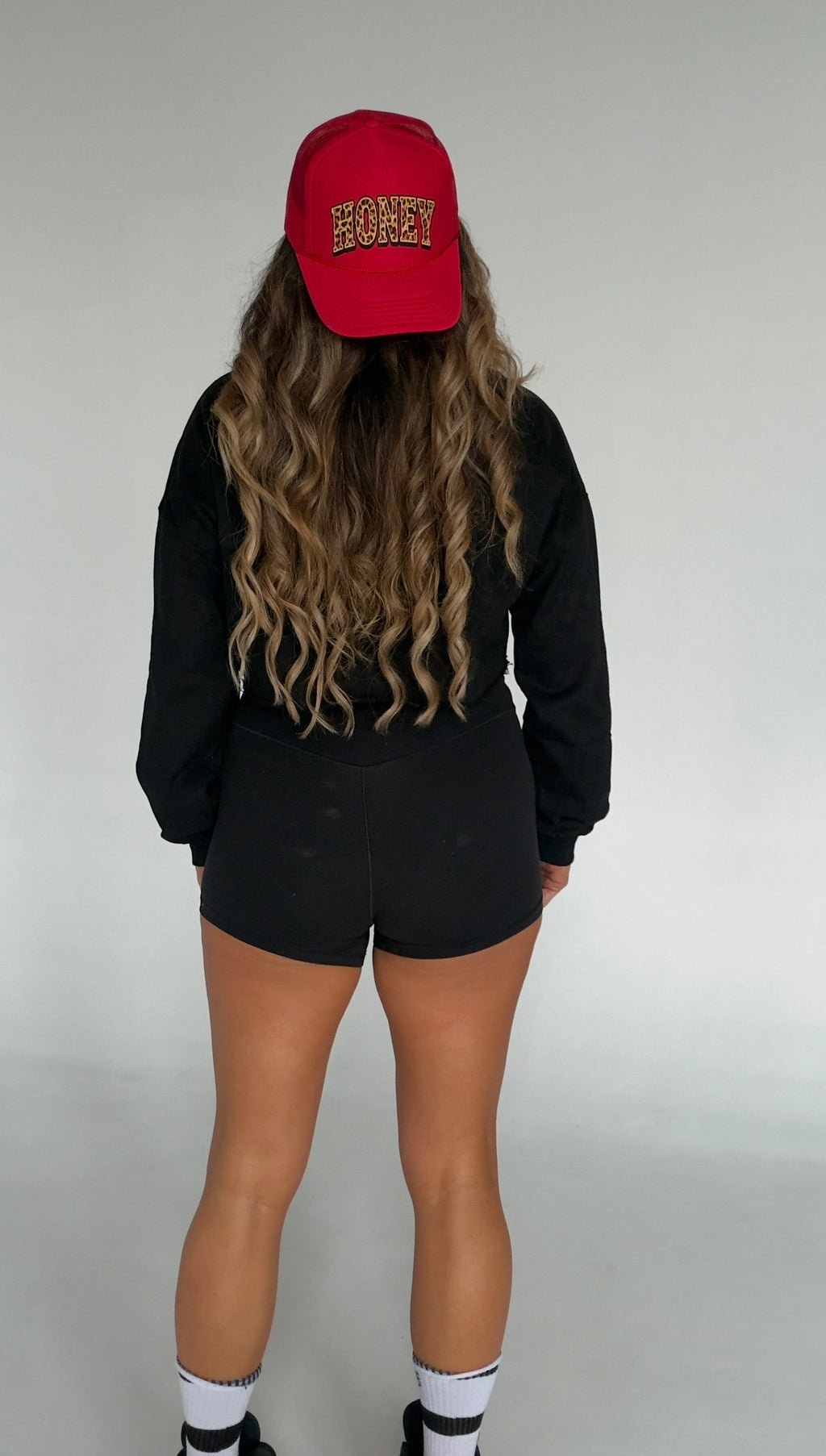 "Honey" Red Trucker Hat