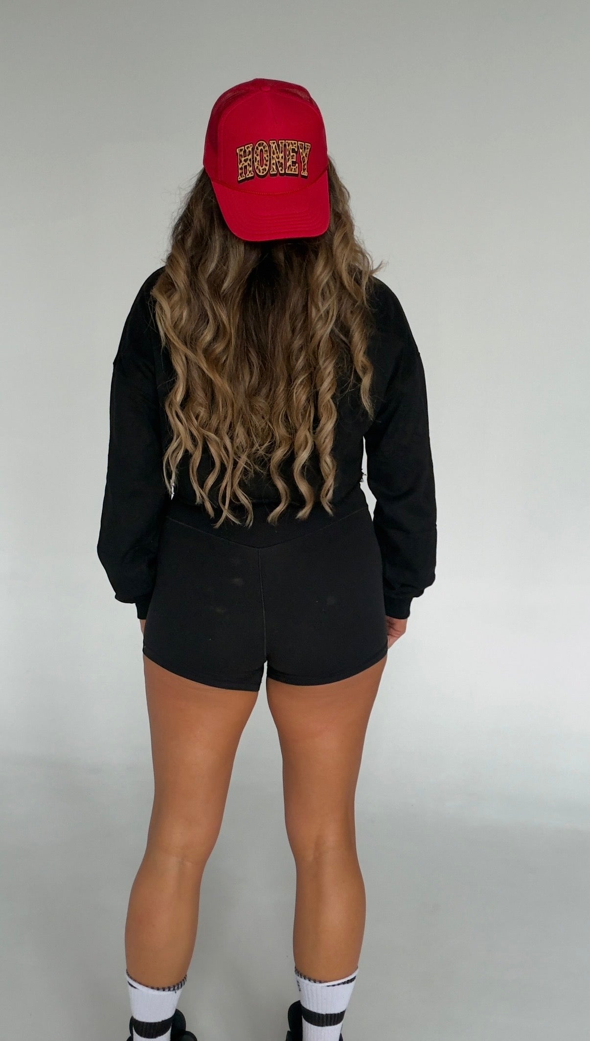 "Honey" Red Trucker Hat