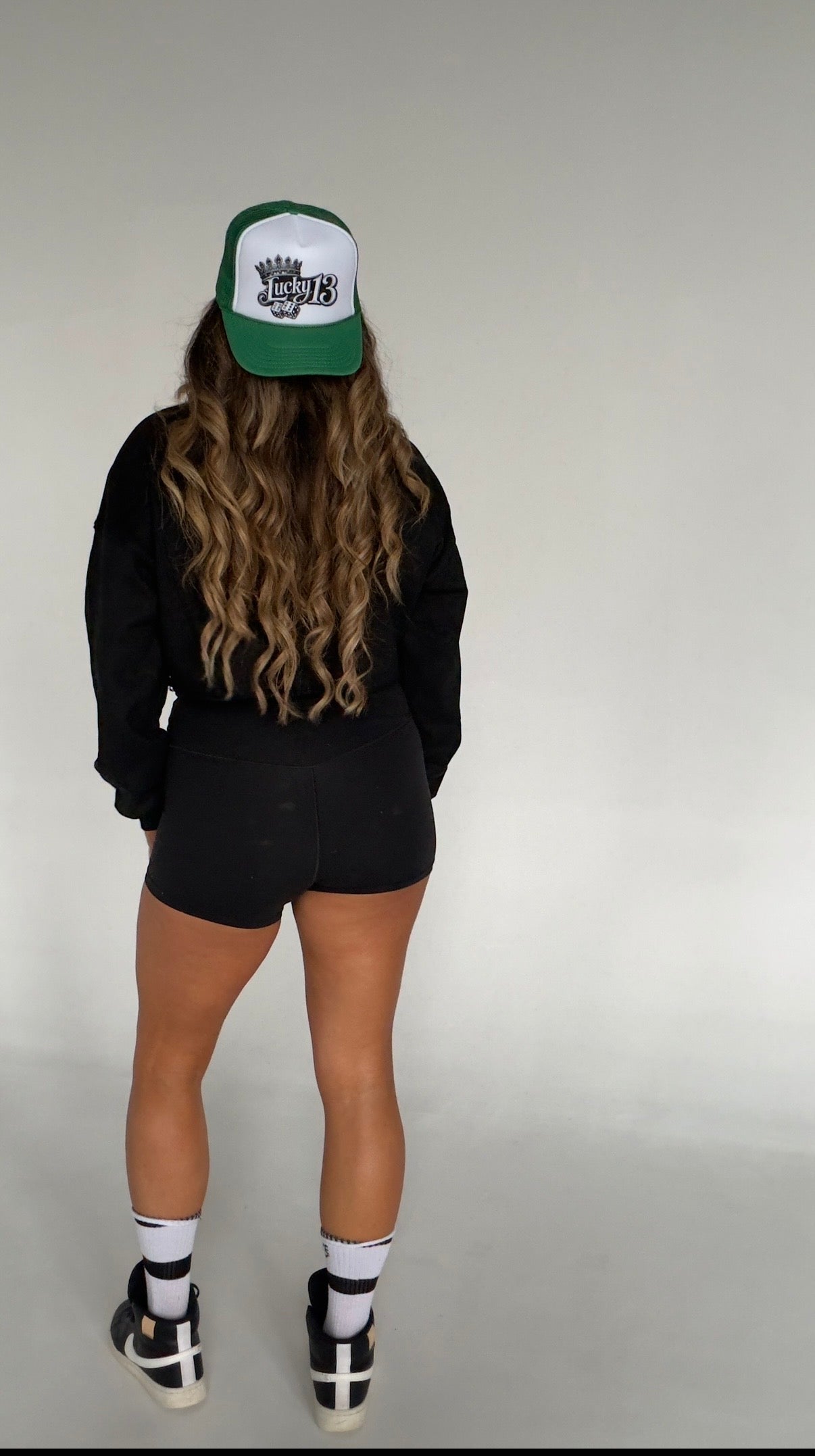 "Lucky 13" Green Trucker Hat