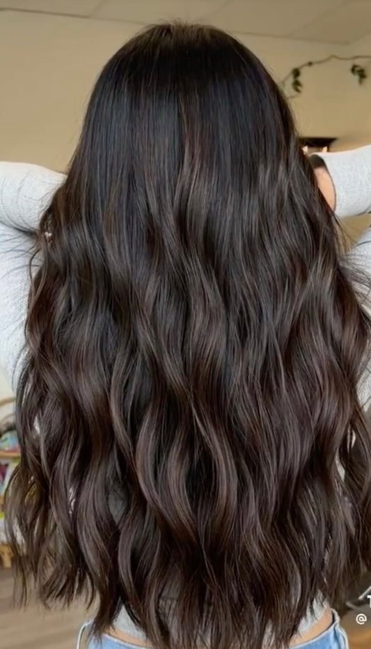 Dark Brown Extensions